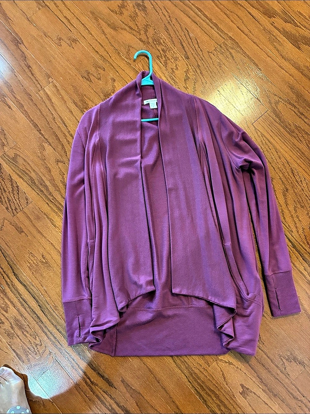 Athleta Pranayama Wrap Purple Cardigan Size Small
